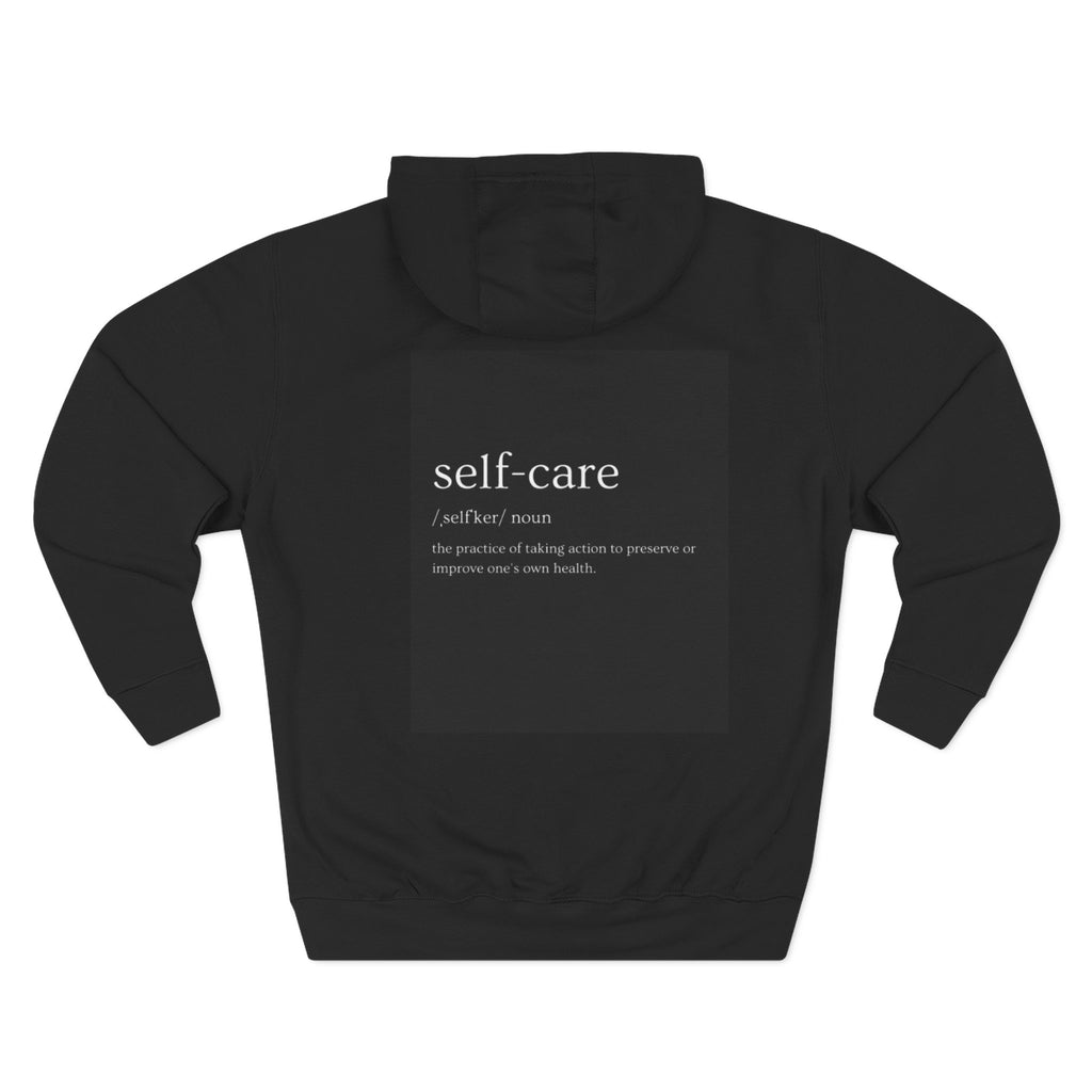 Three-Panel Fleece Hoodie