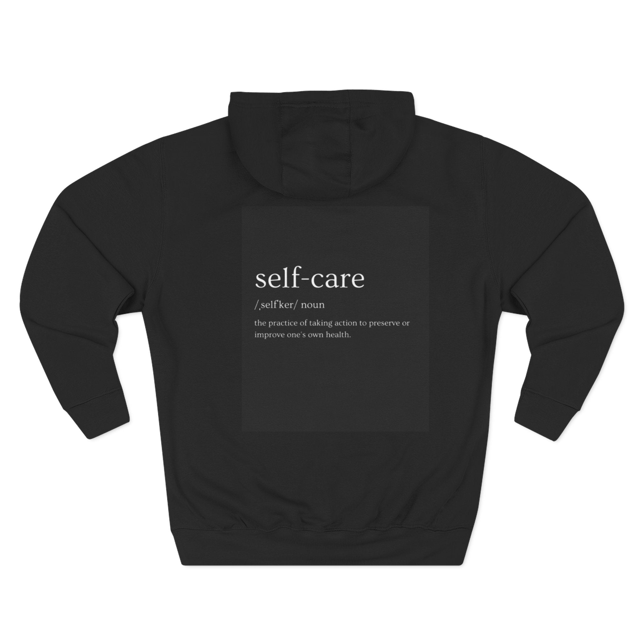 Three-Panel Fleece Hoodie