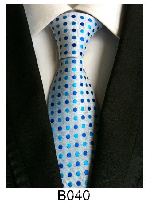 Manufacturers wholesale tie polyester jacquard tie men's casual formal wear professional business tie in stock supply