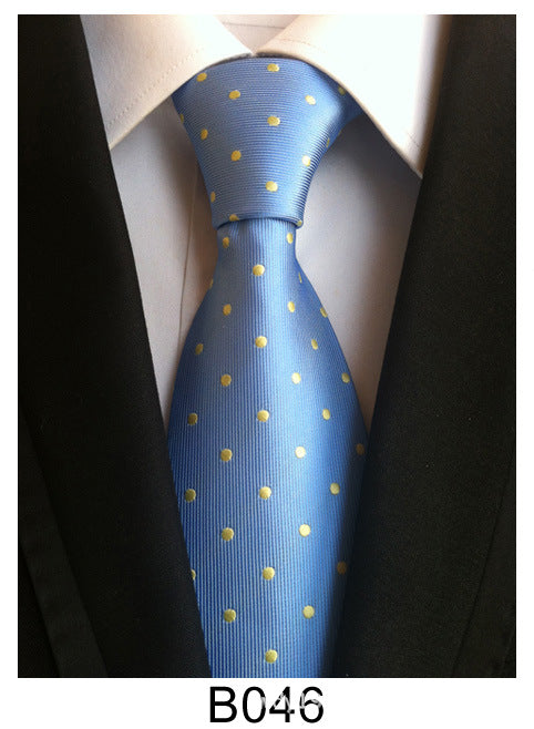 Manufacturers wholesale tie polyester jacquard tie men's casual formal wear professional business tie in stock supply
