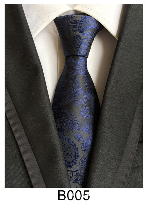 Manufacturers wholesale tie polyester jacquard tie men's casual formal wear professional business tie in stock supply
