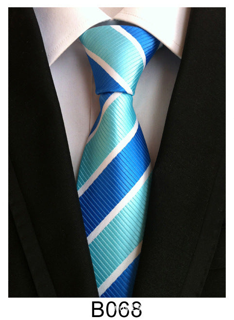 Manufacturers wholesale tie polyester jacquard tie men's casual formal wear professional business tie in stock supply
