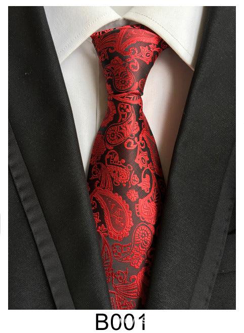 Manufacturers wholesale tie polyester jacquard tie men's casual formal wear professional business tie in stock supply