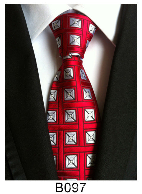 Manufacturers wholesale tie polyester jacquard tie men's casual formal wear professional business tie in stock supply