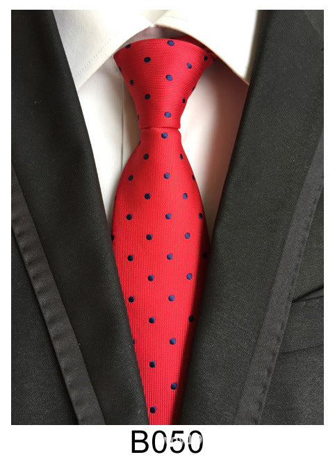 Manufacturers wholesale tie polyester jacquard tie men's casual formal wear professional business tie in stock supply