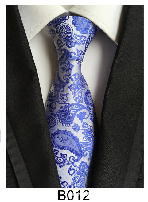Manufacturers wholesale tie polyester jacquard tie men's casual formal wear professional business tie in stock supply