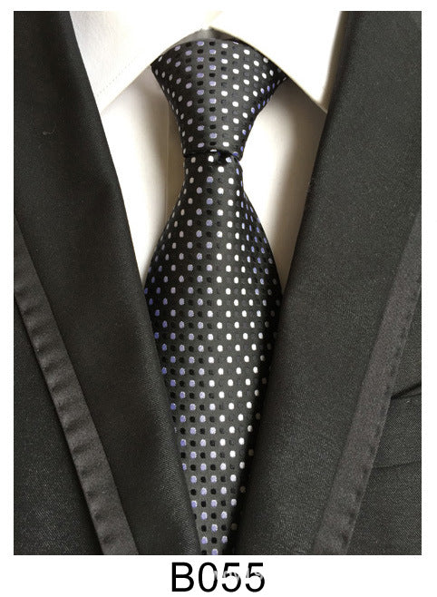 Manufacturers wholesale tie polyester jacquard tie men's casual formal wear professional business tie in stock supply