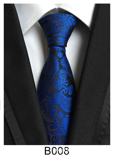 Manufacturers wholesale tie polyester jacquard tie men's casual formal wear professional business tie in stock supply