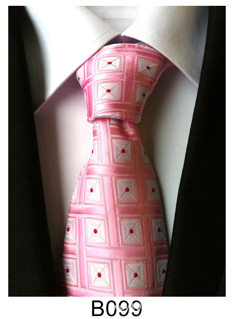 Manufacturers wholesale tie polyester jacquard tie men's casual formal wear professional business tie in stock supply
