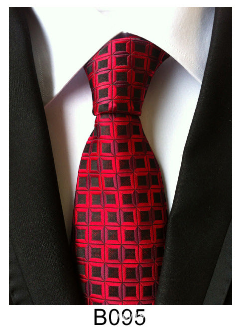 Manufacturers wholesale tie polyester jacquard tie men's casual formal wear professional business tie in stock supply