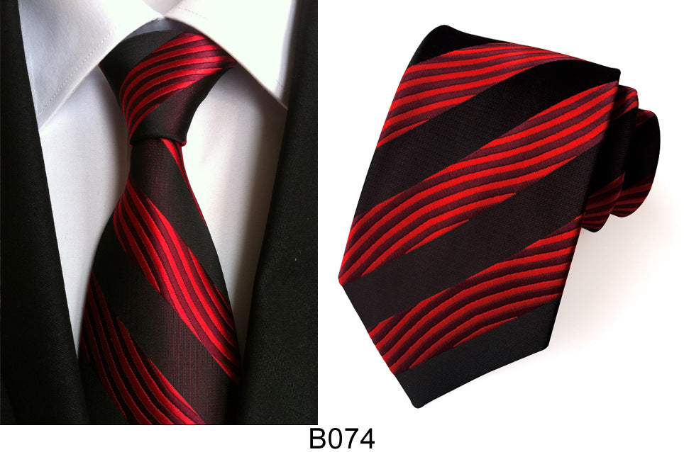 Manufacturers wholesale tie polyester jacquard tie men's casual formal wear professional business tie in stock supply