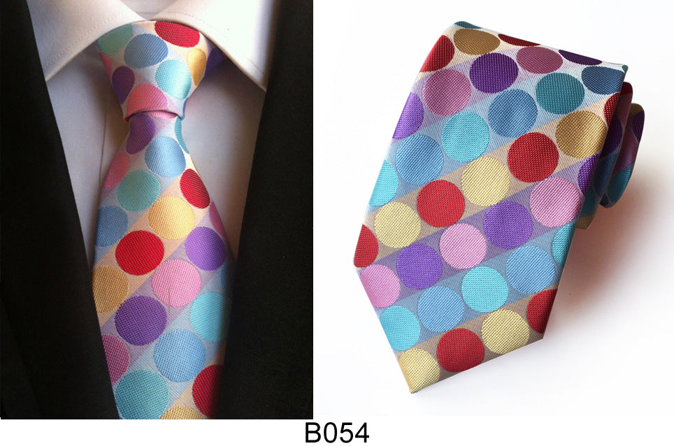 Manufacturers wholesale tie polyester jacquard tie men's casual formal wear professional business tie in stock supply