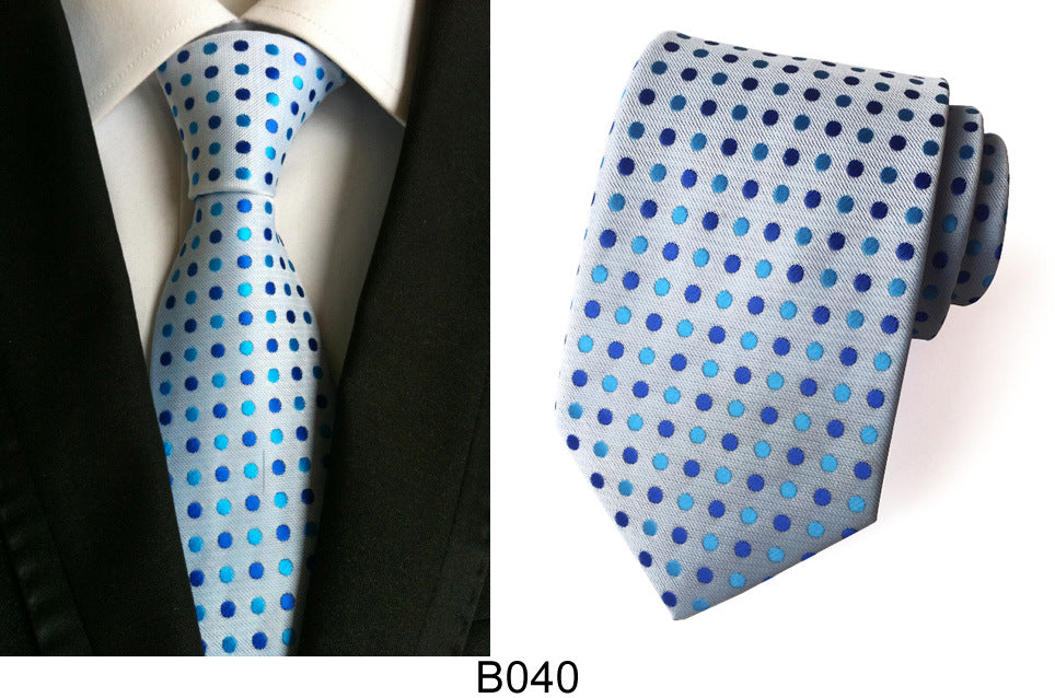Manufacturers wholesale tie polyester jacquard tie men's casual formal wear professional business tie in stock supply