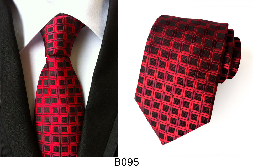 Manufacturers wholesale tie polyester jacquard tie men's casual formal wear professional business tie in stock supply