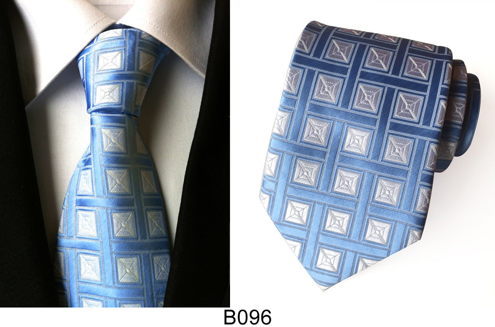 Manufacturers wholesale tie polyester jacquard tie men's casual formal wear professional business tie in stock supply