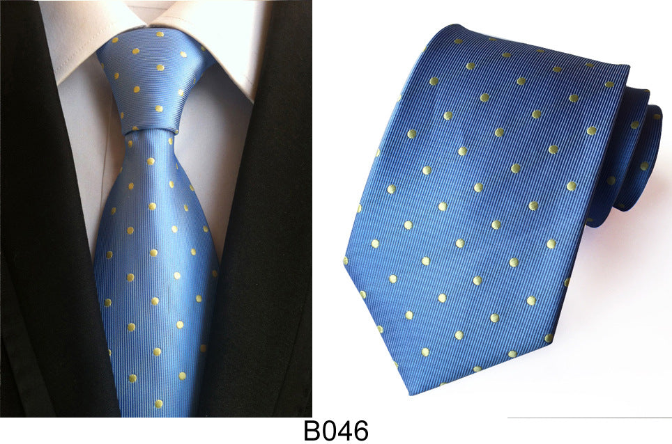Manufacturers wholesale tie polyester jacquard tie men's casual formal wear professional business tie in stock supply