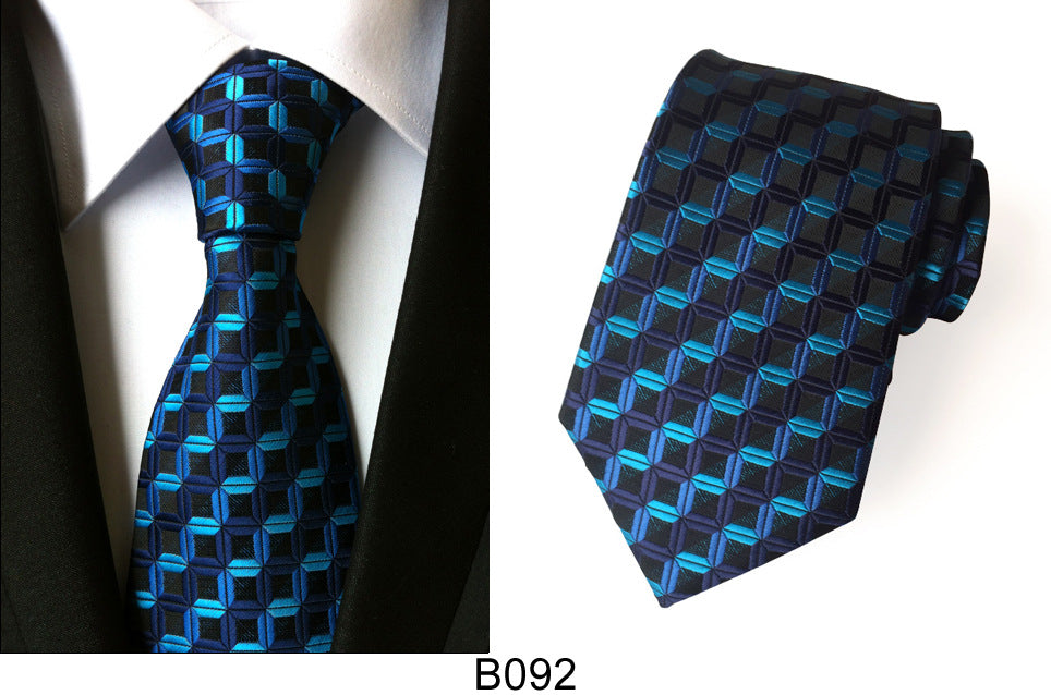 Manufacturers wholesale tie polyester jacquard tie men's casual formal wear professional business tie in stock supply
