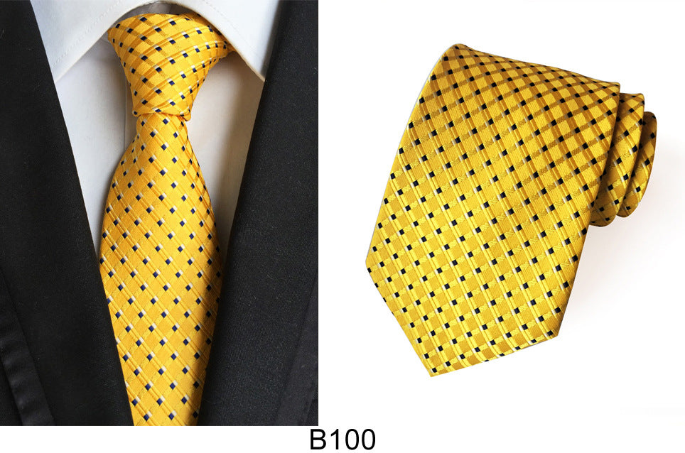 Manufacturers wholesale tie polyester jacquard tie men's casual formal wear professional business tie in stock supply