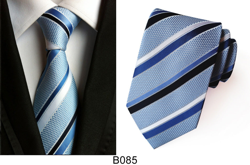 Manufacturers wholesale tie polyester jacquard tie men's casual formal wear professional business tie in stock supply