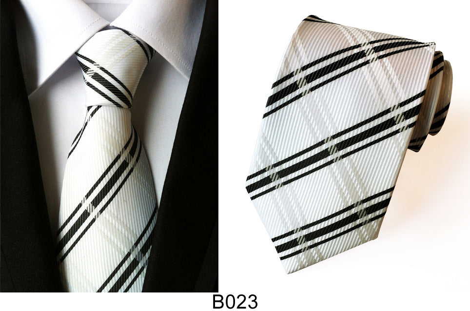 Manufacturers wholesale tie polyester jacquard tie men's casual formal wear professional business tie in stock supply