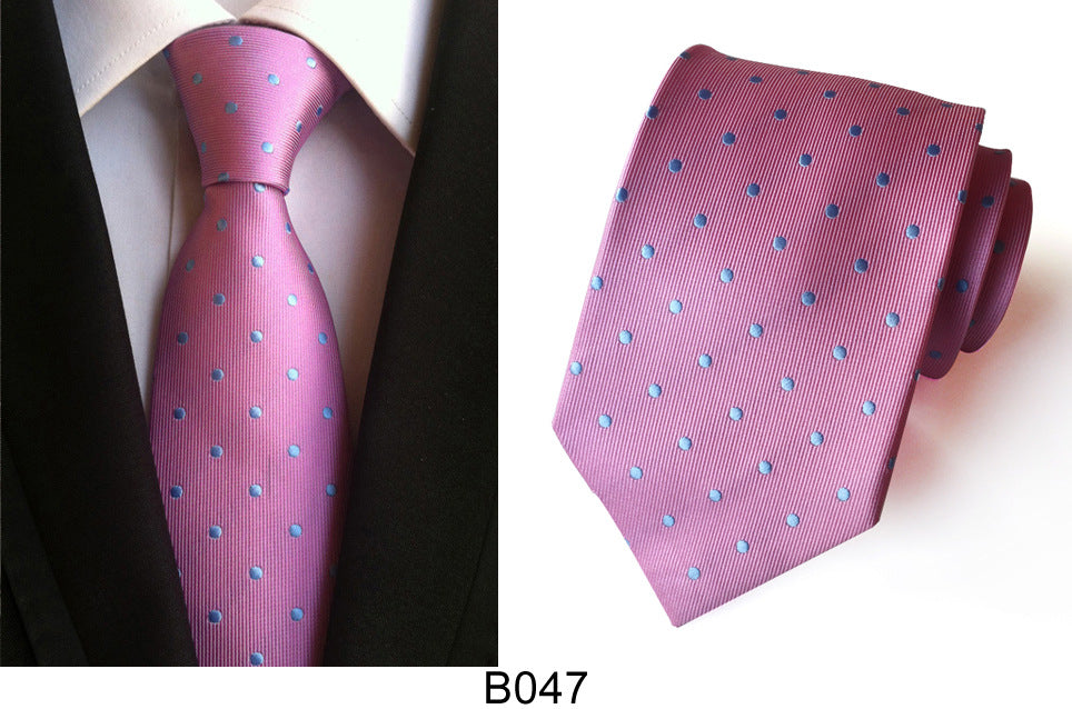 Manufacturers wholesale tie polyester jacquard tie men's casual formal wear professional business tie in stock supply