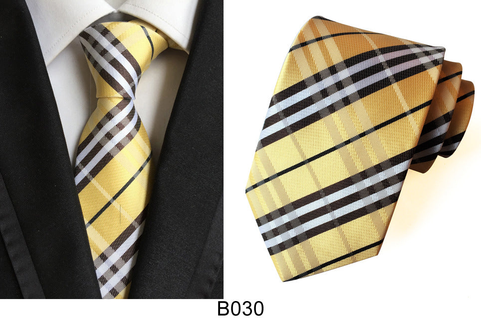 Manufacturers wholesale tie polyester jacquard tie men's casual formal wear professional business tie in stock supply