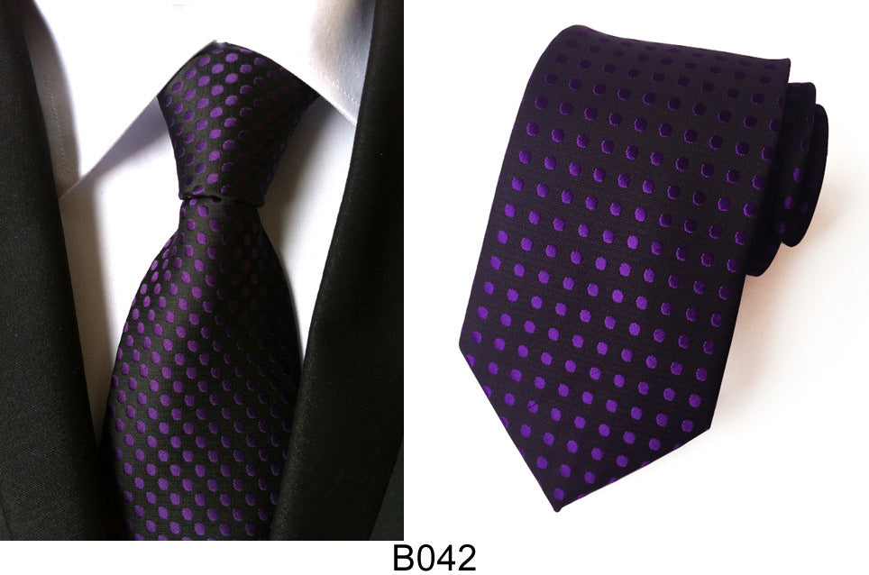 Manufacturers wholesale tie polyester jacquard tie men's casual formal wear professional business tie in stock supply