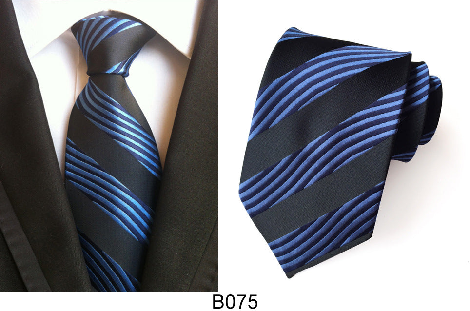 Manufacturers wholesale tie polyester jacquard tie men's casual formal wear professional business tie in stock supply