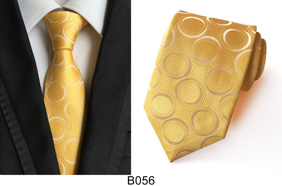 Manufacturers wholesale tie polyester jacquard tie men's casual formal wear professional business tie in stock supply