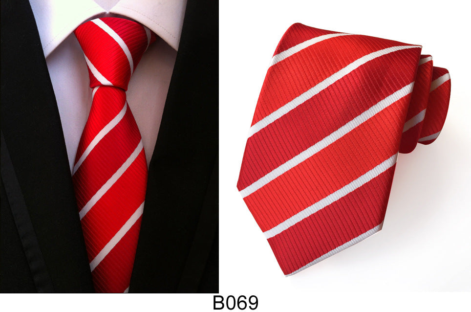 Manufacturers wholesale tie polyester jacquard tie men's casual formal wear professional business tie in stock supply