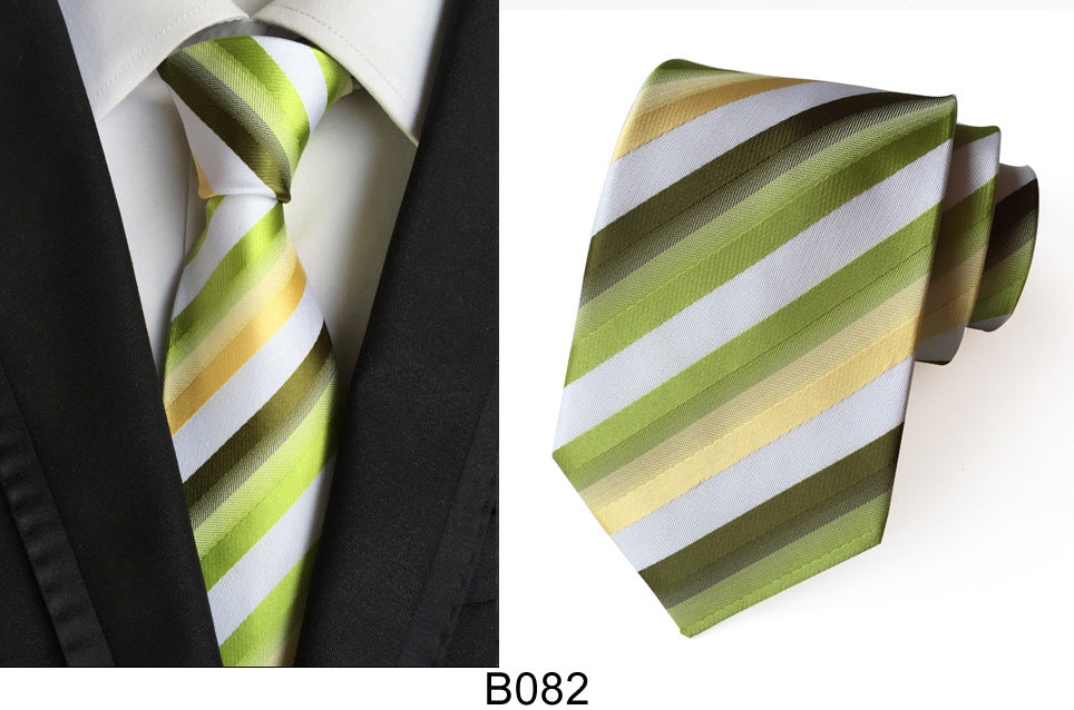 Manufacturers wholesale tie polyester jacquard tie men's casual formal wear professional business tie in stock supply