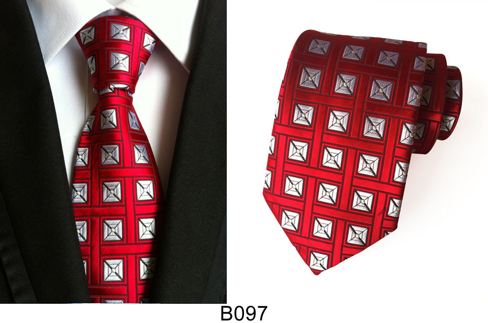 Manufacturers wholesale tie polyester jacquard tie men's casual formal wear professional business tie in stock supply