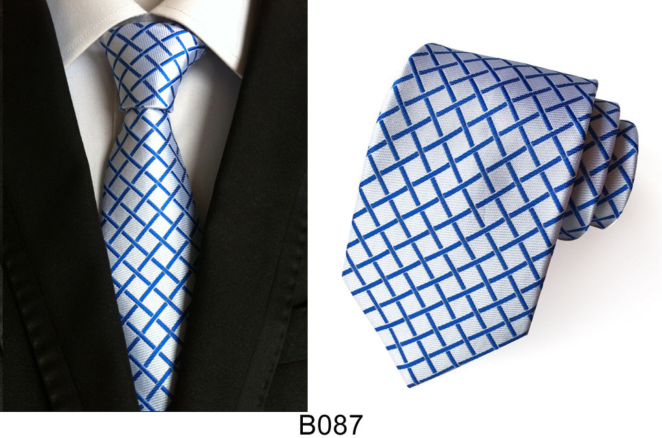 Manufacturers wholesale tie polyester jacquard tie men's casual formal wear professional business tie in stock supply