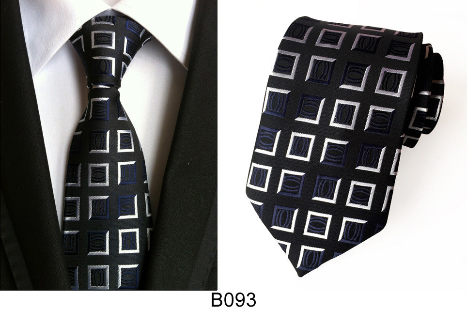 Manufacturers wholesale tie polyester jacquard tie men's casual formal wear professional business tie in stock supply