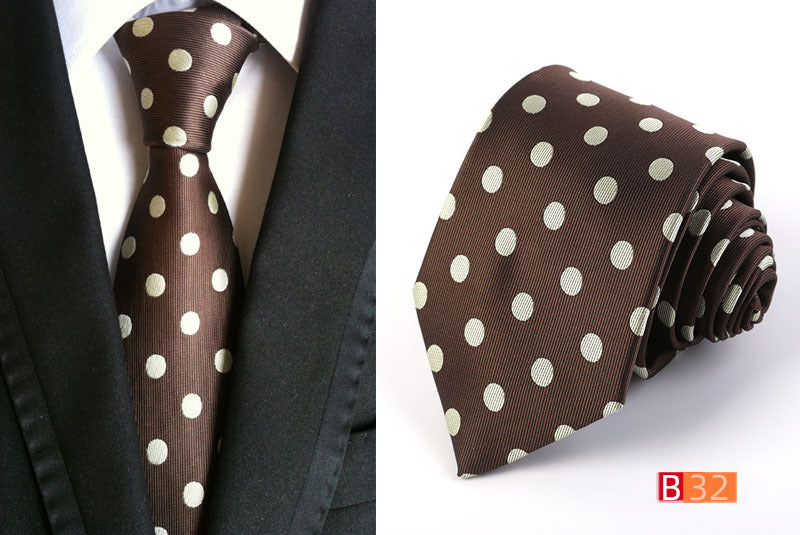 Manufacturers wholesale tie polyester jacquard tie men's casual formal wear professional business tie in stock supply