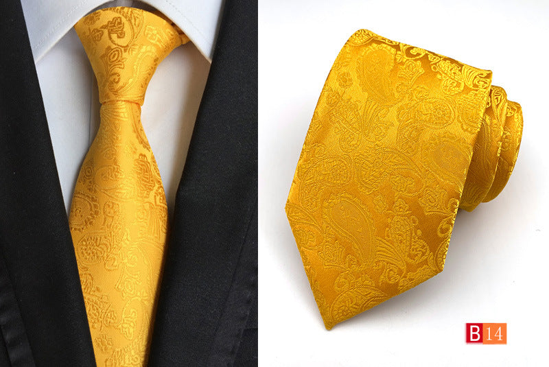 Manufacturers wholesale tie polyester jacquard tie men's casual formal wear professional business tie in stock supply