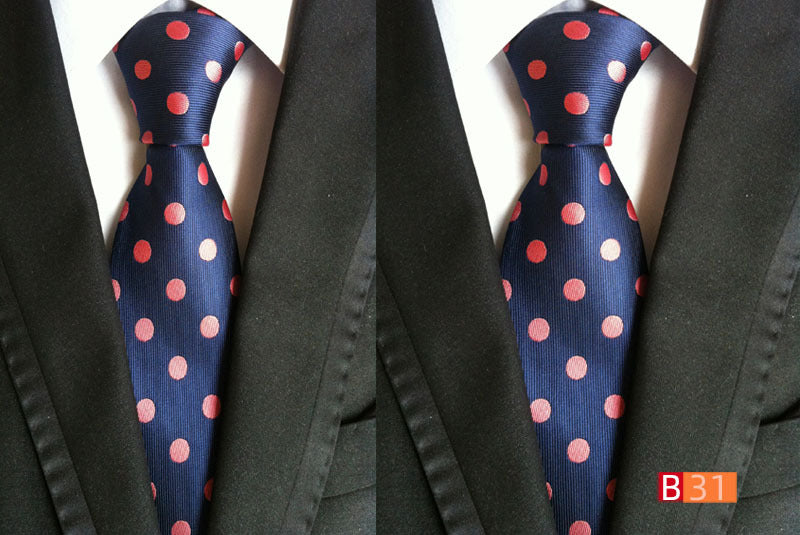 Manufacturers wholesale tie polyester jacquard tie men's casual formal wear professional business tie in stock supply