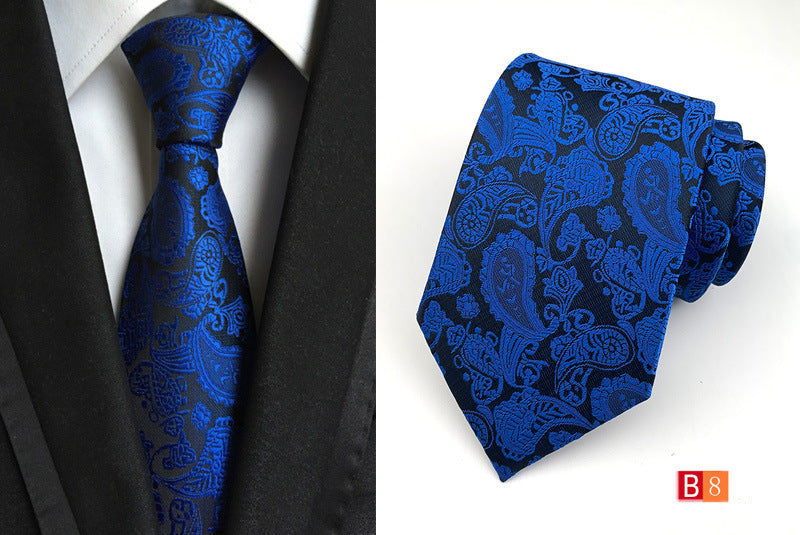 Manufacturers wholesale tie polyester jacquard tie men's casual formal wear professional business tie in stock supply