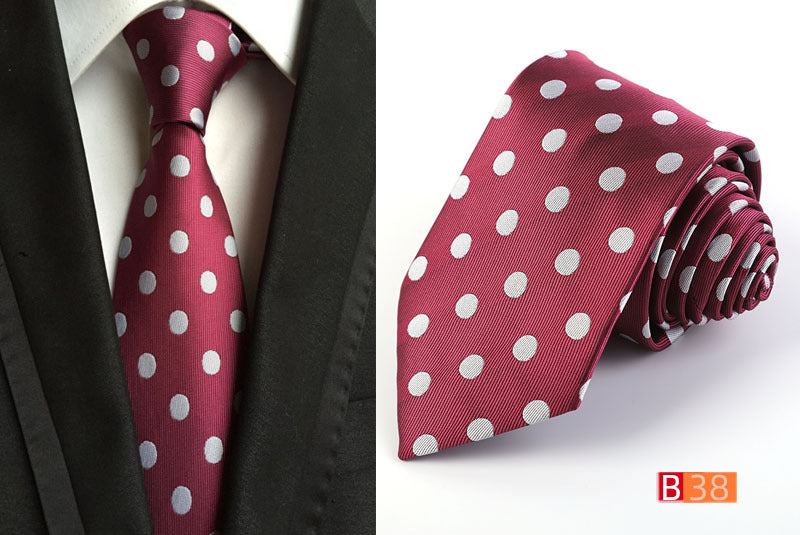 Manufacturers wholesale tie polyester jacquard tie men's casual formal wear professional business tie in stock supply