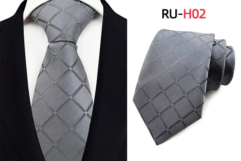 Tie Men's British Vintage Brown khaki brown Plaid Business Casual Striped Red Wedding Tie