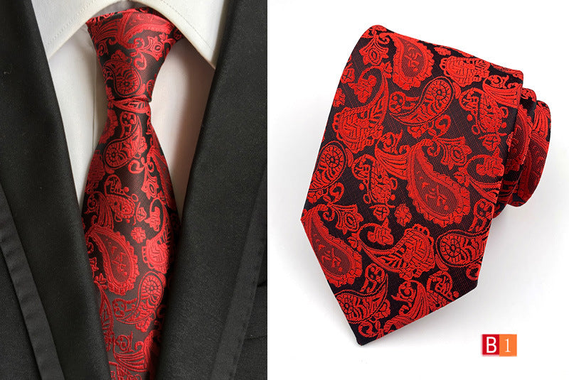 Manufacturers wholesale tie polyester jacquard tie men's casual formal wear professional business tie in stock supply