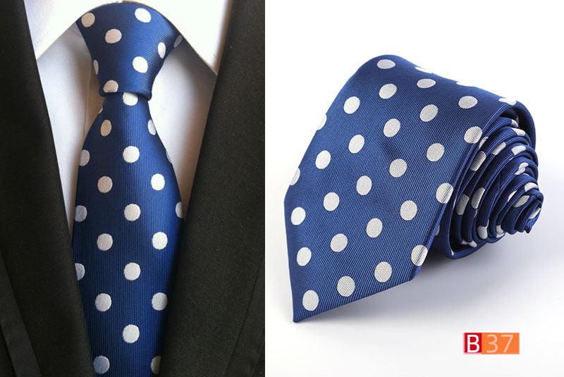 Manufacturers wholesale tie polyester jacquard tie men's casual formal wear professional business tie in stock supply