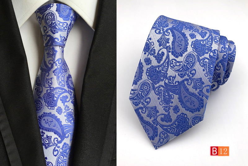 Manufacturers wholesale tie polyester jacquard tie men's casual formal wear professional business tie in stock supply