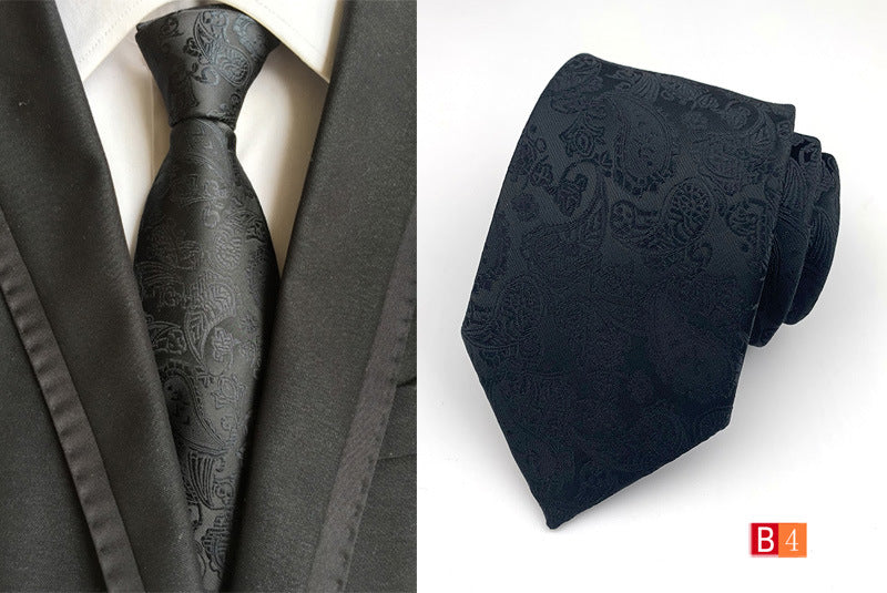 Manufacturers wholesale tie polyester jacquard tie men's casual formal wear professional business tie in stock supply