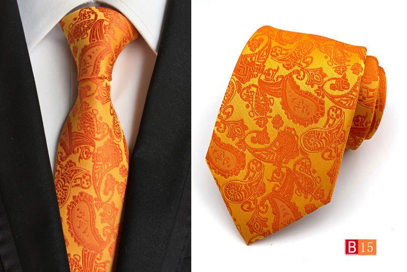 Manufacturers wholesale tie polyester jacquard tie men's casual formal wear professional business tie in stock supply